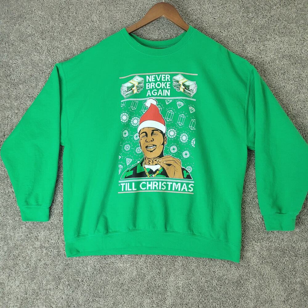 NBA Youngboy Green Never Broke Again Till Christmas Hip Hop Rap Sweatshirt